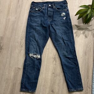 Levi's Women's Skinny Jeans - Dark Blue